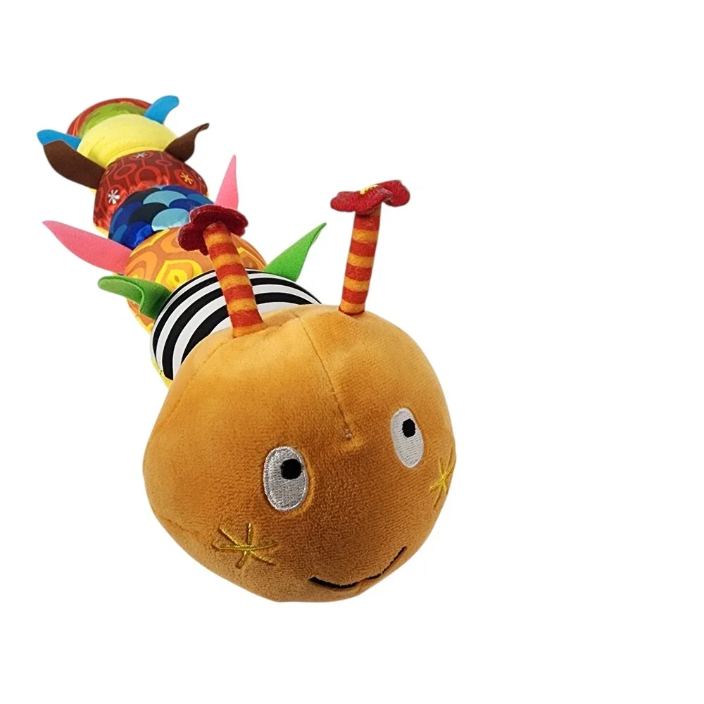 Plush Caterpillar Educational Toy‎ Soft Stuffed Animal for Kids Baby